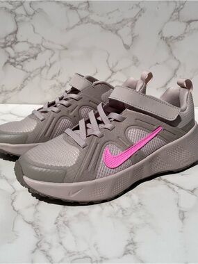 Nike Metro Tek (PS) little kids' shoes Silt Red/Pink Spell-Malt Size 3 Youth New